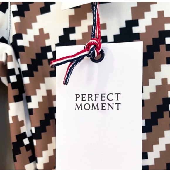 Perfect moment Aurora Flare Pant in Iconic Camel, Black, & White Houndstooth - Picture 10 of 10